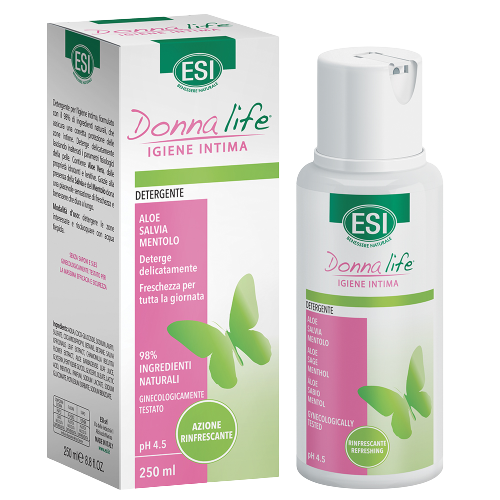 ESI Donna Life Gel Igiena intima Refreshing Action (Aloe Vera, Salvie si Menta)
