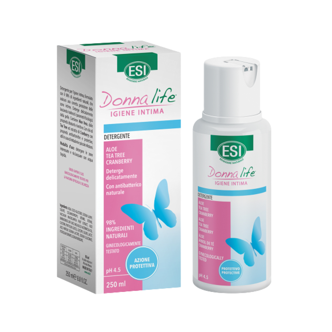 ESI Donna Life Gel Igiena intima Protective Action (Aloe Vera, Arbore ceai si Afine)