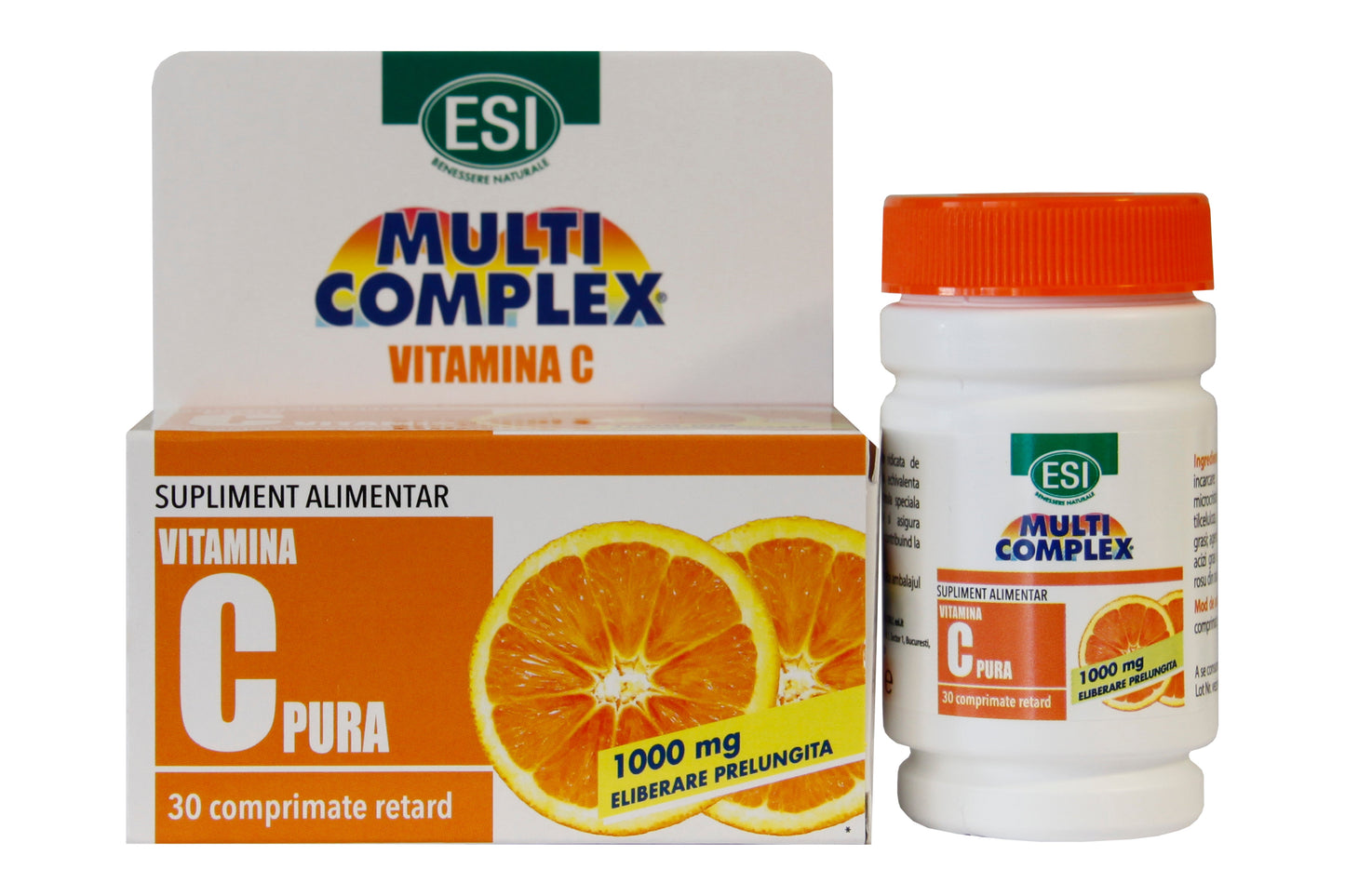 ESI Vitamina C 1000 mg cu eliberare prelungită, 30 cps